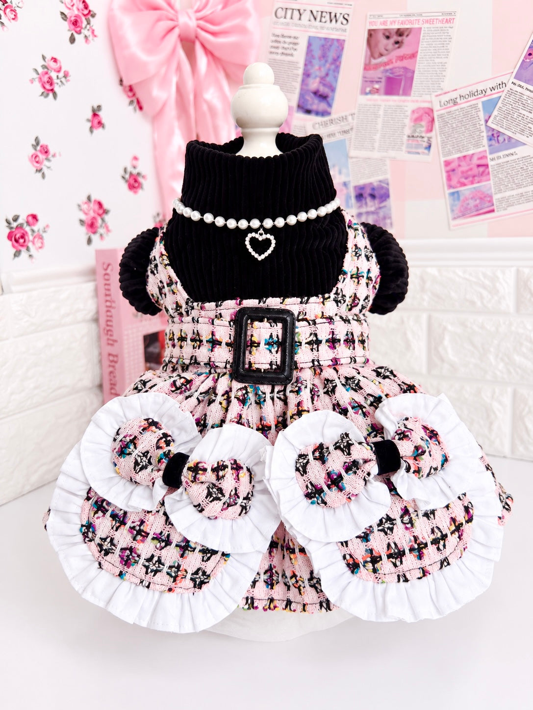 Candy Buppie チェック柄ワンピース バレッタ付き NEW – Candy Buppie Online